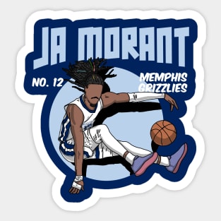 Ja Morant Comic Style Sticker